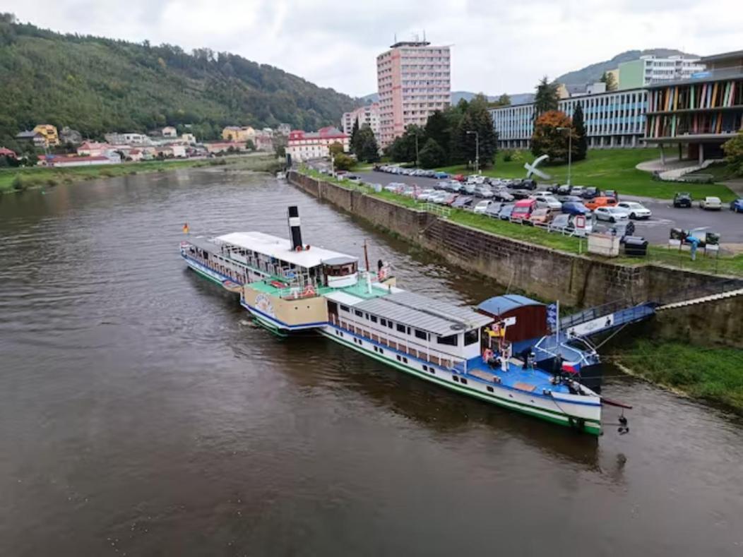 U Bocmana S Vyhledem Na Zamek A Labe Apartman Decin Kültér fotó