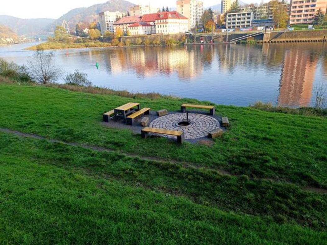 U Bocmana S Vyhledem Na Zamek A Labe Apartman Decin Kültér fotó